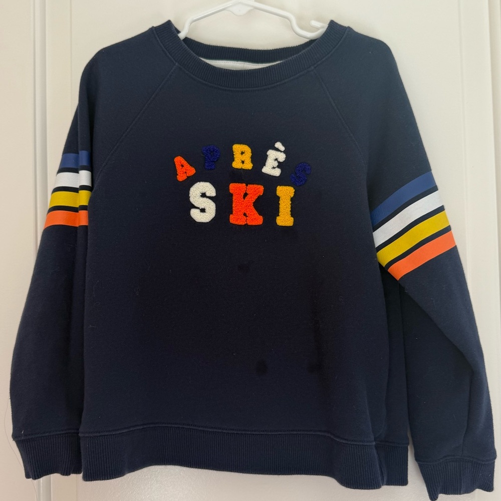 Janie and Jack Navy Apres Ski Sweatshirt